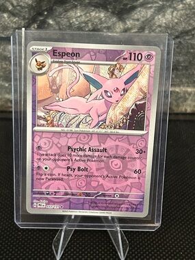 Pokemon Espeon 033/131 Reverse Holo from Prismatic Evolutions Set M/NM